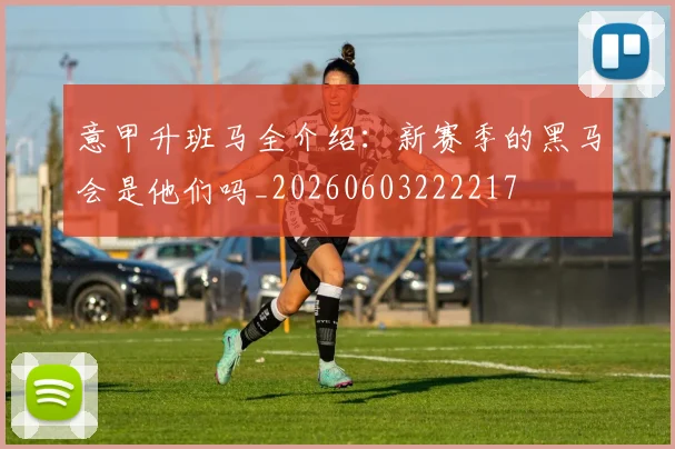 意甲升班马全介绍：新赛季的黑马会是他们吗_20260603222217